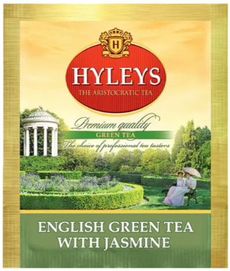 Чай зелений Hyleys зелений з жасміном 300 г (125 шт. x 2 г)